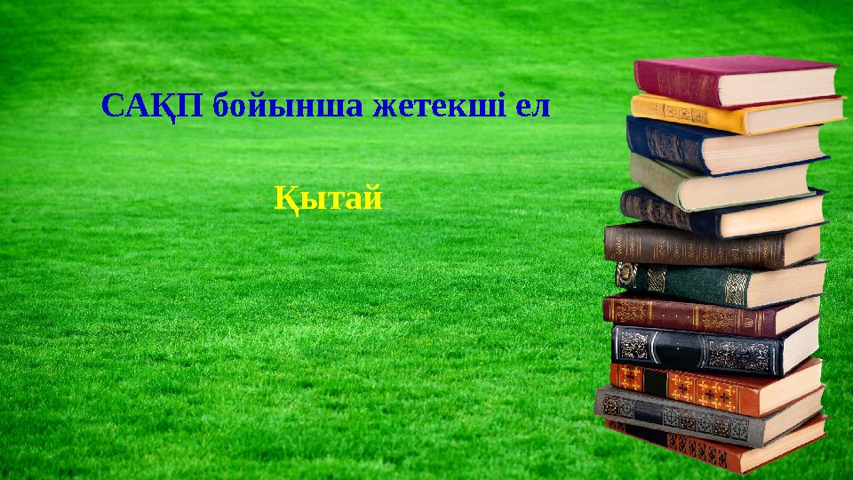 САҚП бойынша жетекші ел Қытай