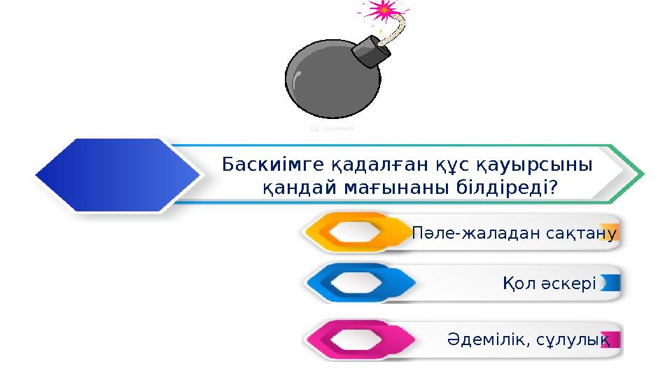 Баскиімге қадалған құс қауырсыны қандай мағынаны білдіреді? Пәле-жаладан сақтану Қол әскері Ә демілік, сұлулық