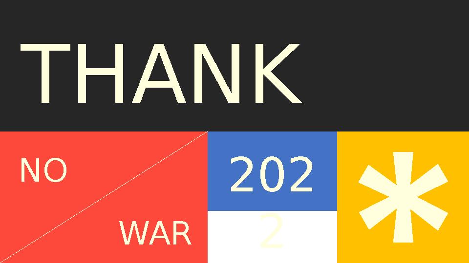 THANK YOUNO WAR 202 2