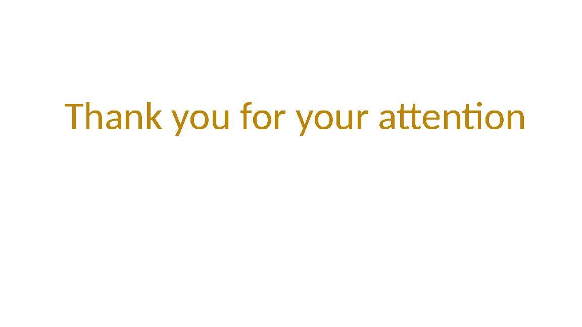 Thank you for your attention