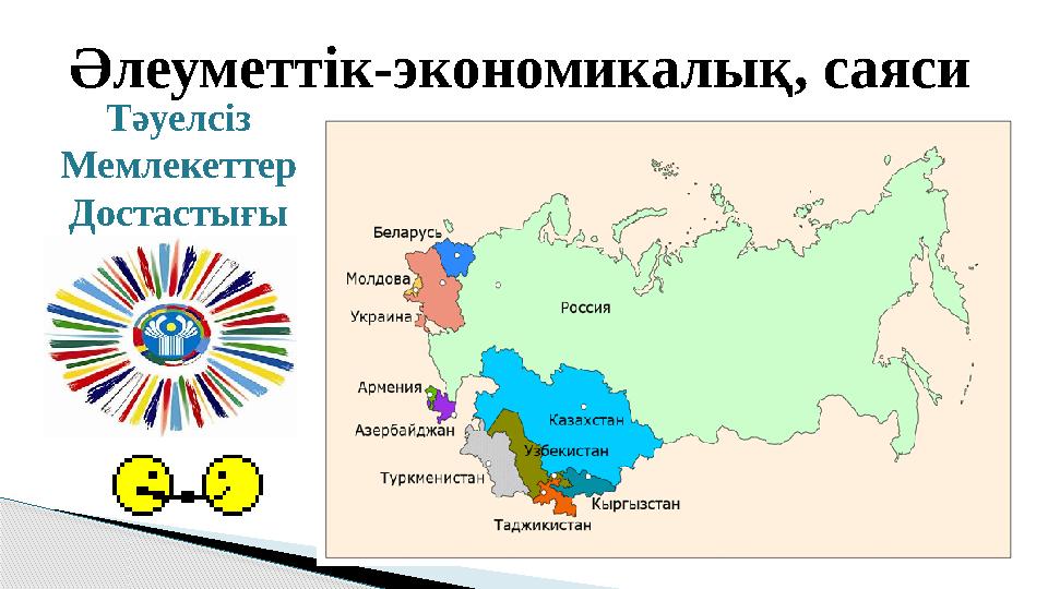 Әлеуметтік-экономикалық, саяси Тәуелсіз Мемлекеттер Достастығы