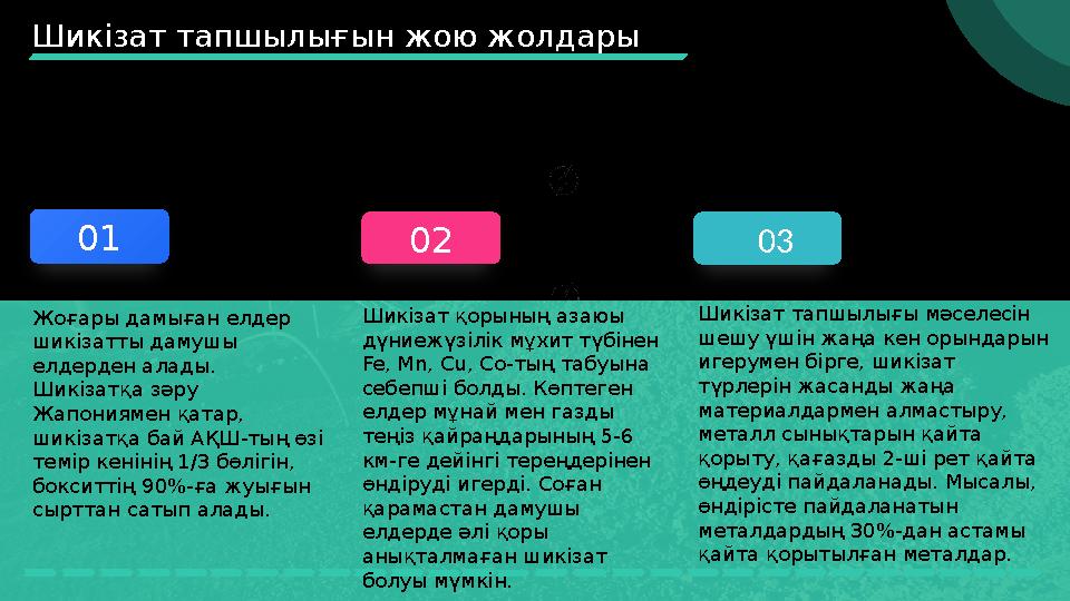 Шикізат тапшылығын жою жолдары Жоғары дамыған елдер шикізатты дамушы елдерден алады. Шикізатқа зәру Жапониямен қатар, шикіз
