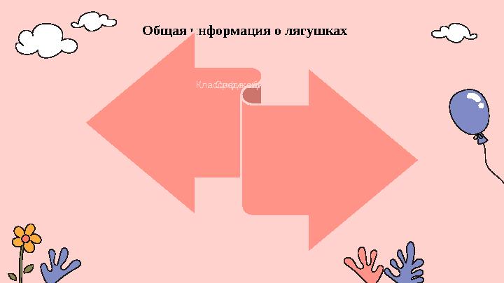 Общая информация о лягушках Классификация лягушекСреда обитания