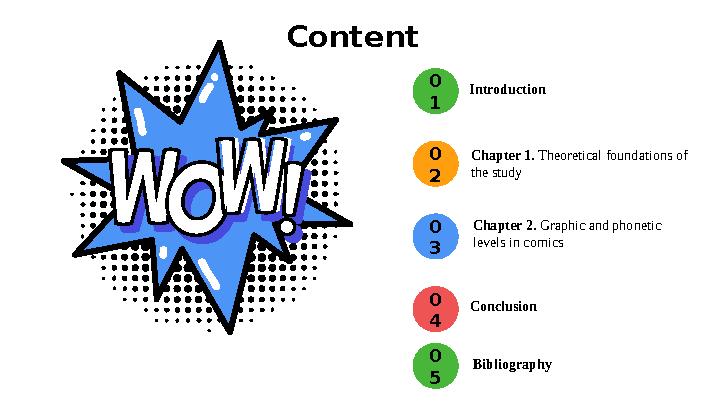 Content 0 1 0 2 0 3 0 4 0 5 Introduction Chapter 1. Theoretical foundations of the study Chapter 2. Graphic and phonetic level Content 0 1 0 2 0 3 0 4 0 5 Introduction Chapter 1. Theoretical foundations of the study Chapter 2. Graphic and phonetic level