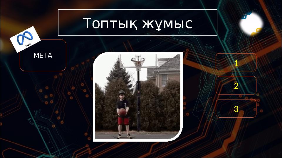 Топтық жұмыс META 1 2 3