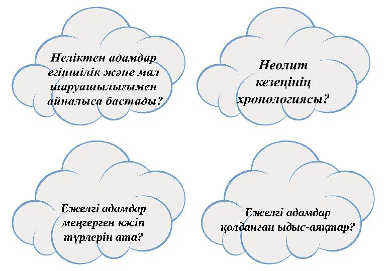 Ежелгі адамдар меңгерген кәсіп түрлерін ата? Ежелгі адамдар қолданған ыдыс-аяқтар?