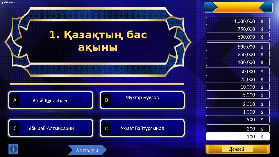 pptvba.com Levels 100 $ . 200 $ . 500 $ . 1,000 $ . 2,000 $ . 5,000 $ . 10,000 $ .