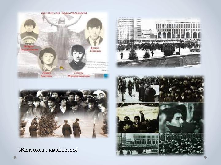 Желтоқсан көріністері