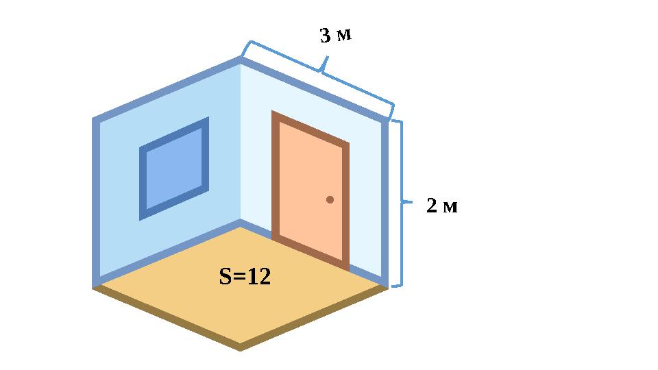 S=12 2 м 3 м S=12 2 м 3 м