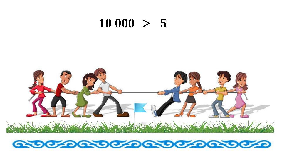 10 000 * 5 > 10 000 * 5 >