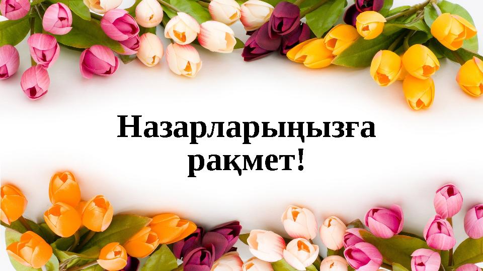 Назарларыңызға рақмет!