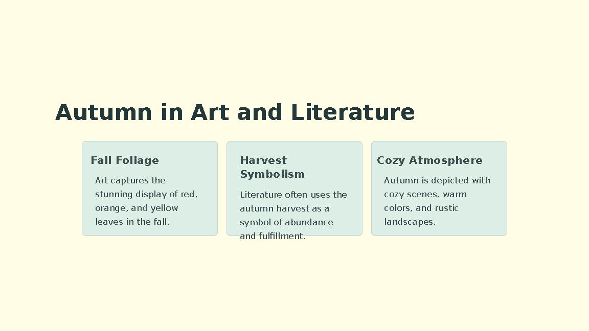 Autumn in Art and Literature Fall Foliage Art captures the stunning display of red, orange, and yellow leaves in the fall. Ha