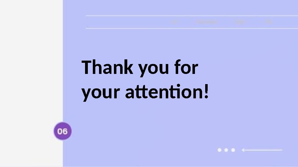 Thank you for your attention!