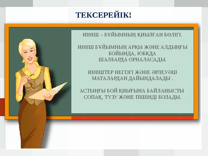 ИІНІШ – БҰЙЫМНЫҢ ҚИЫЛҒАН БӨЛІГІ. ИІНІШ БҰЙЫМНЫҢ АРҚЫ ЖӘНЕ АЛДЫҢҒЫ БОЙЫНДА, ЮБКДА ШАЛБАРДА ОРНАЛАСАДЫ. ИІНІШТЕР НЕГІЗГІ ЖӘНЕ ӘРЛ