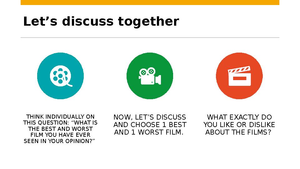 Let’s discuss together THINK INDIVIDUALLY ON THIS QUESTION: “WHAT IS THE BEST AND WORST FILM YOU HAVE EVER SEEN IN YOUR OPIN