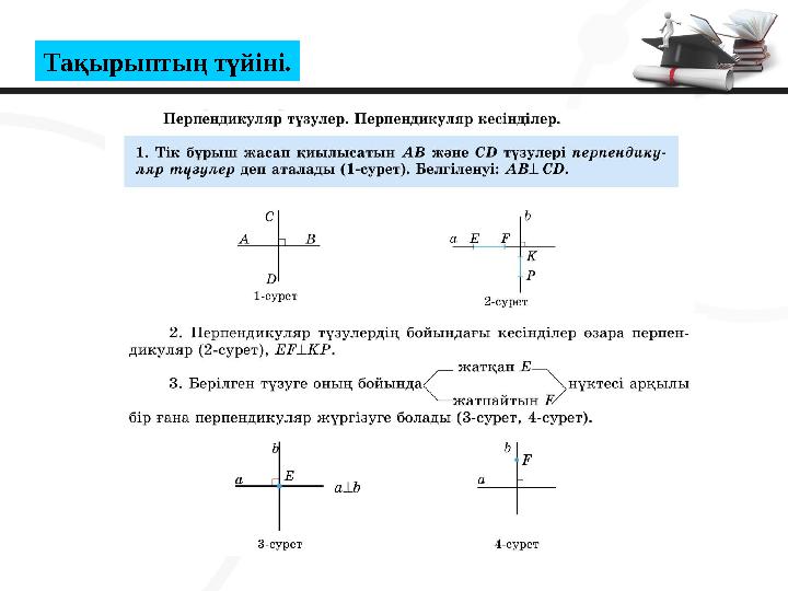 Тақырыптың түйіні.