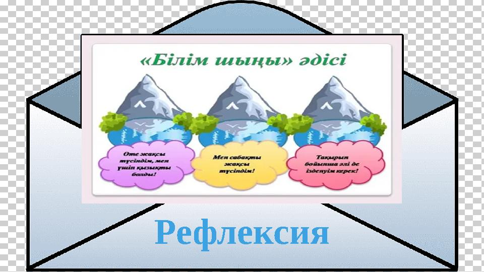 Рефлексия Мұғалімге хат