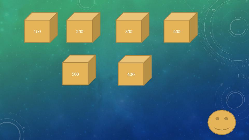 100 200 500 600 300 400