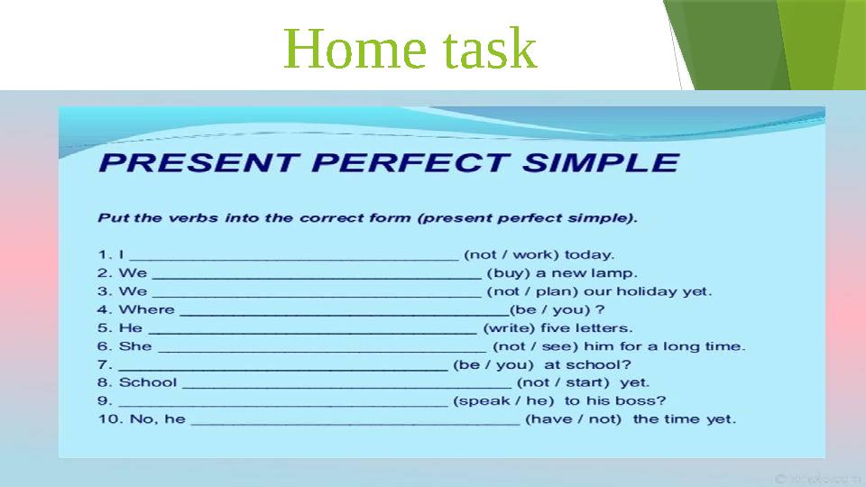 Home task