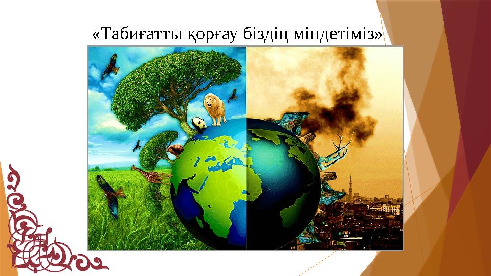 «Табиғатты қорғау біздің міндетіміз»