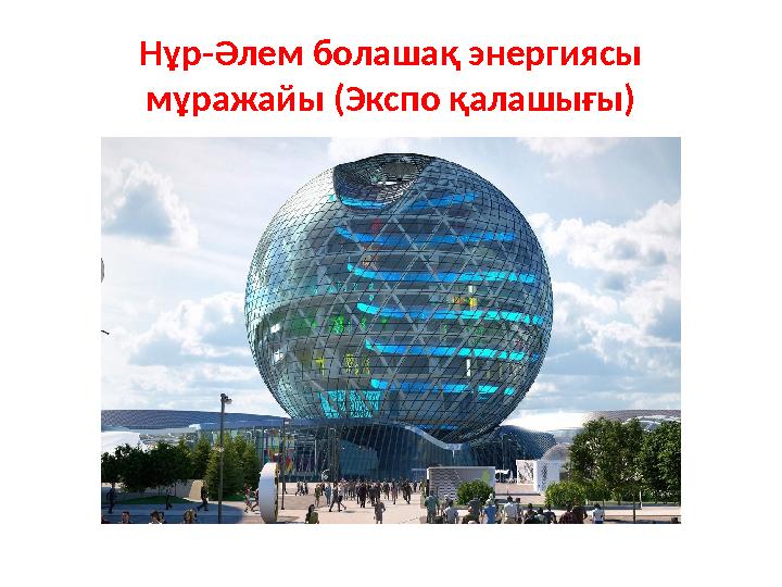 Нұр-Әлем болашақ энергиясы мұражайы (Экспо қалашығы)