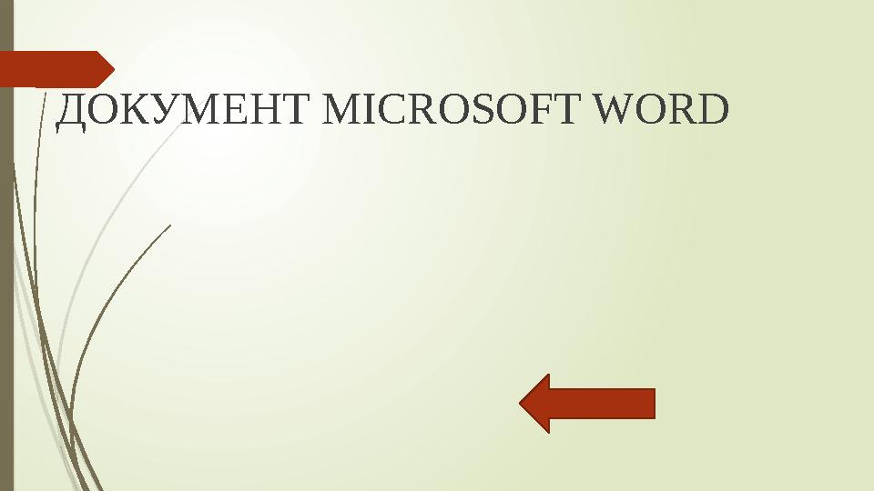 ДОКУМЕНТ MICROSOFT WORD