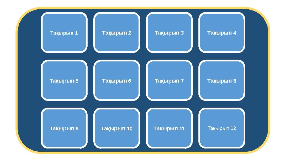 Тақырып 1 Тақырып 2 Тақырып 3 Тақырып 4 Тақырып 5 Тақырып 6 Тақырып 7 Тақырып 8 Тақырып 9 Тақырып 10 Тақырып 11 Тақырып 12
