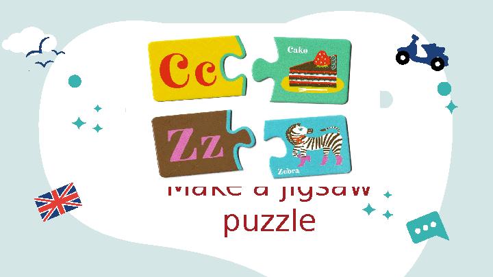 Make a jigsaw puzzle xx %