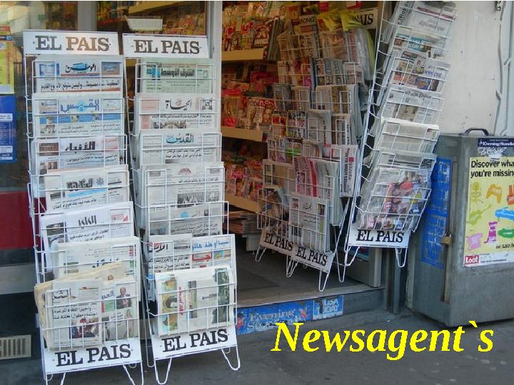 Newsagent`s