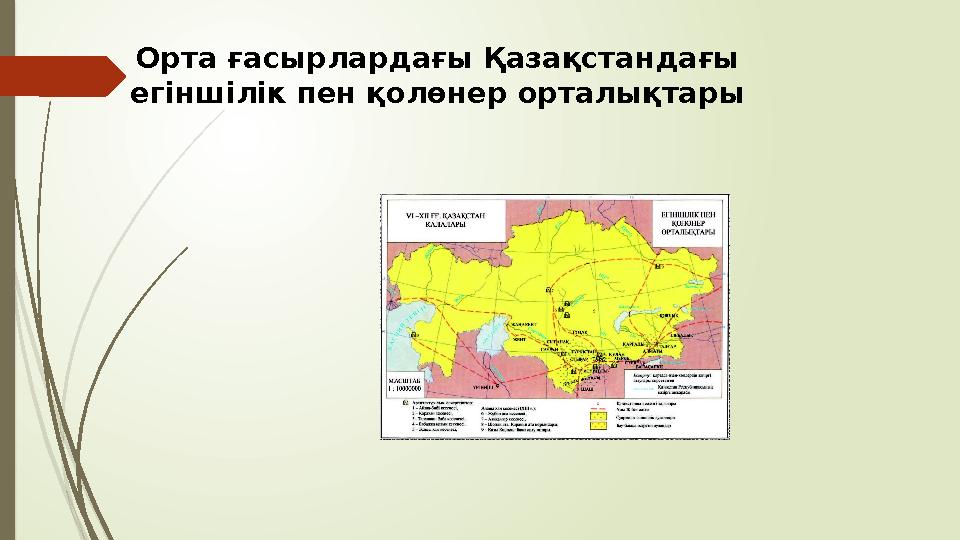 Орта ғасырлардағы Қазақстандағы егіншілік пен қолөнер орталықтары