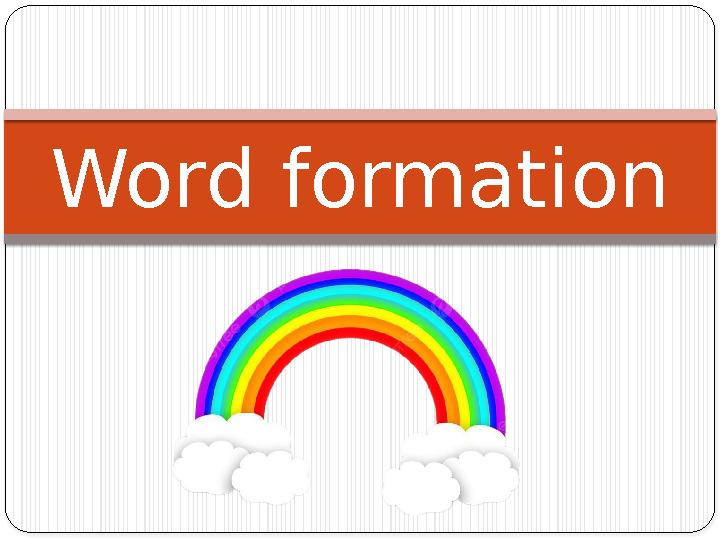 Word formation