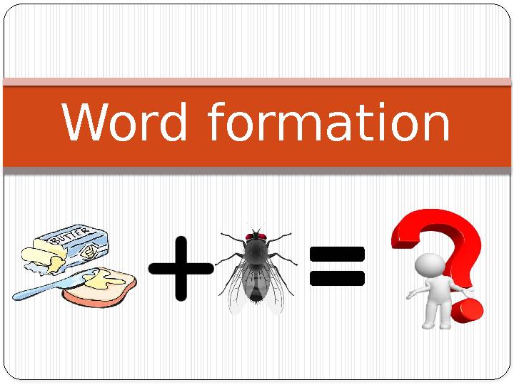 Word formation