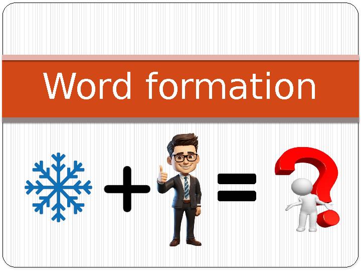 Word formation