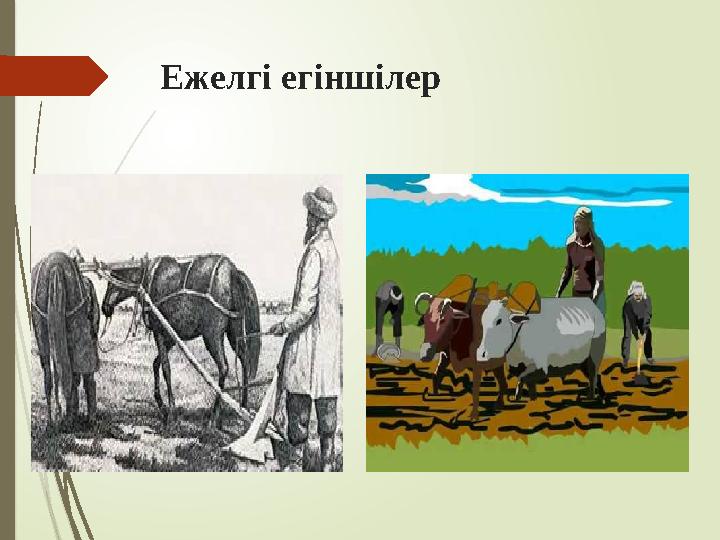 Ежелгі егіншілер