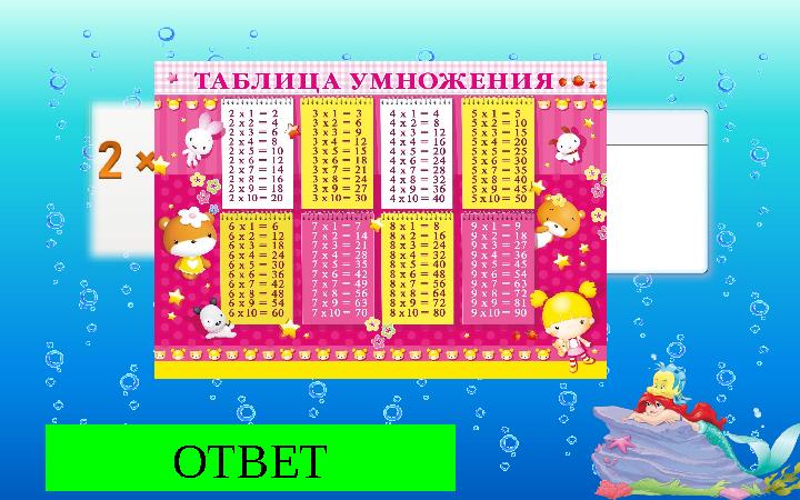 ПОМОЩЬ ОТВЕТКАША ТАБЛИЦА УМНОЖЕНИЯ