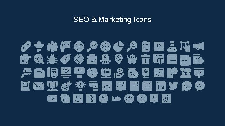 SEO & Marketing Icons