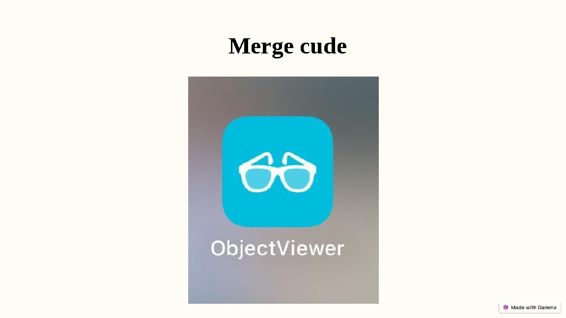 Merge cude