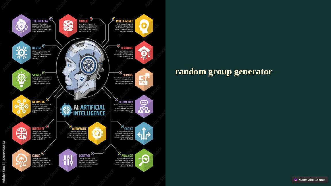 random group generator