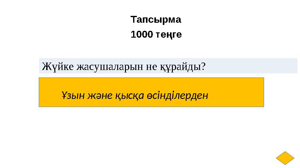 Тапсырма 1000 теңге Ұзын және қысқа өсінділерден Жүйке жасушаларын не құрайды?
