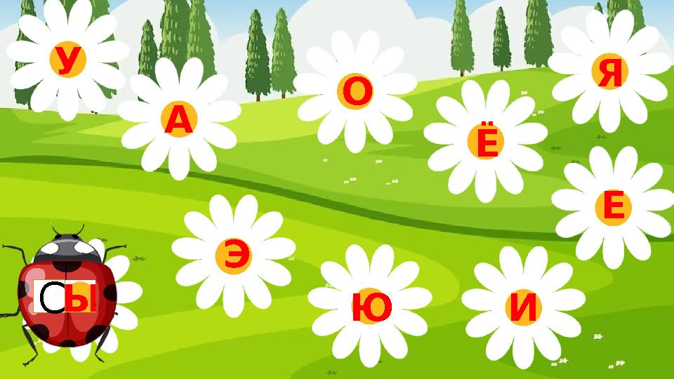 Э Ы У А О Я Ю Ё Е ИС