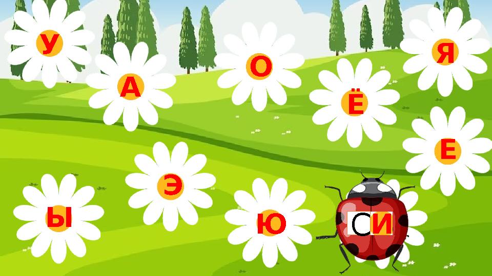 Э Ы У А О Я Ю Ё Е ИС