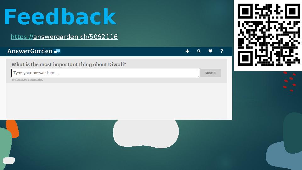 Feedback https://answergarden.ch/5092116