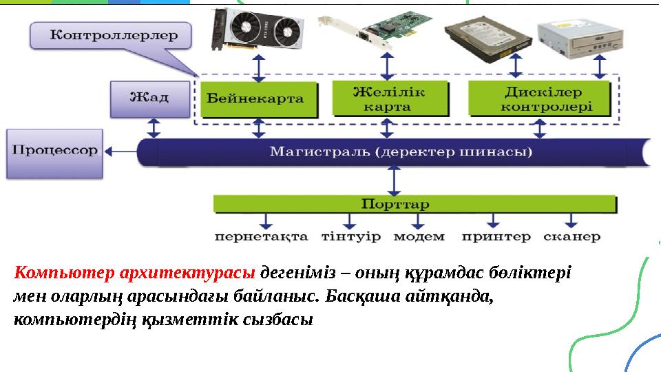 Koalas are even more lazy than cats. Компьютер архитектурасы дегеніміз – оның құрамдас бөліктері мен оларлың арасындағы ба