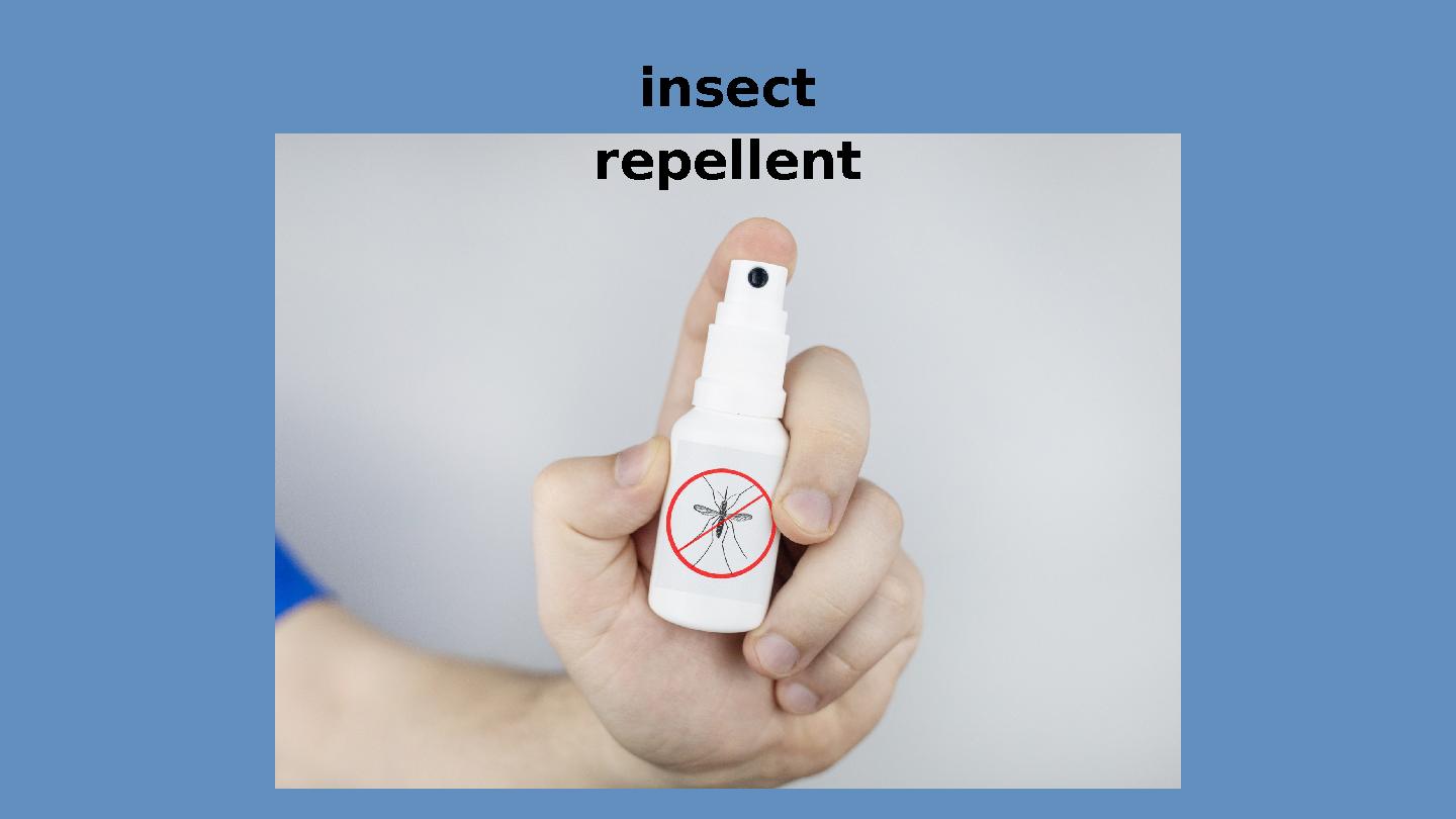 insect repellent