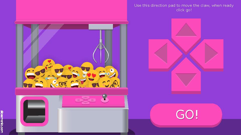 GO! GO! Use this direction pad to move the claw GO! GO! Use this direction pad to move the claw