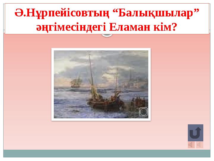 Ә.Нұрпейісовтың “Балықшылар” әңгімесіндегі Еламан кім?