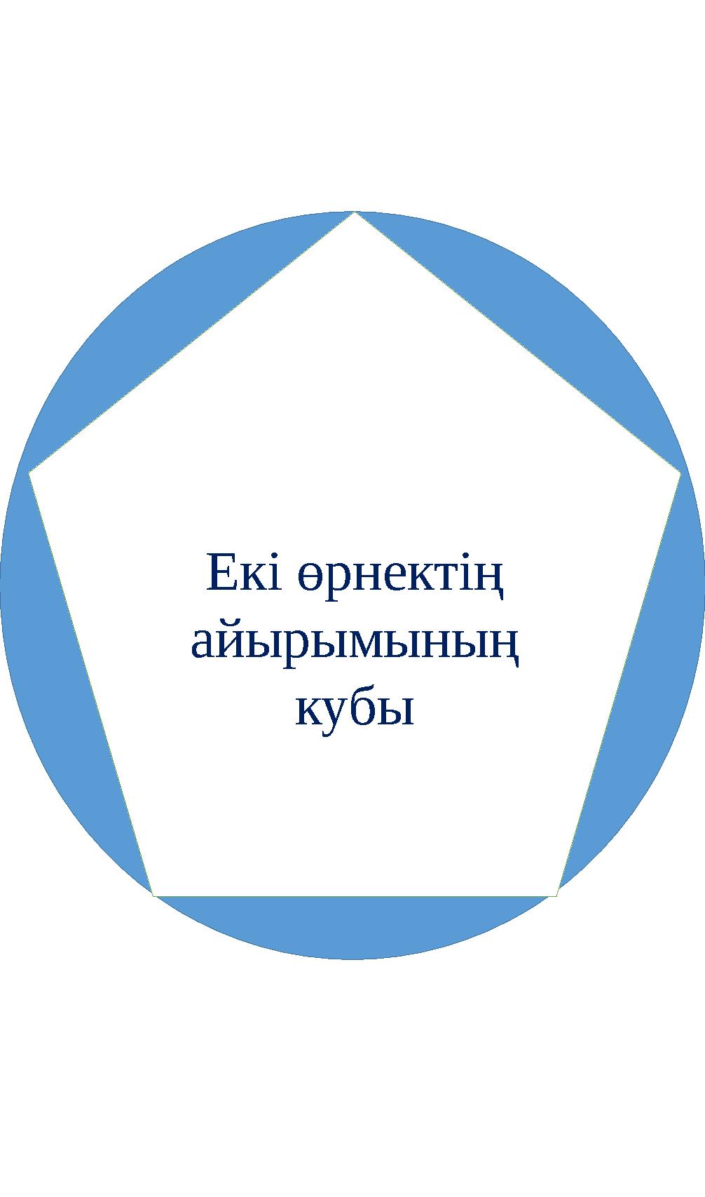 Екі өрнектің айырымының кубы