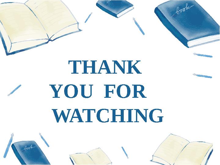 THANK YOU FOR WATCHING