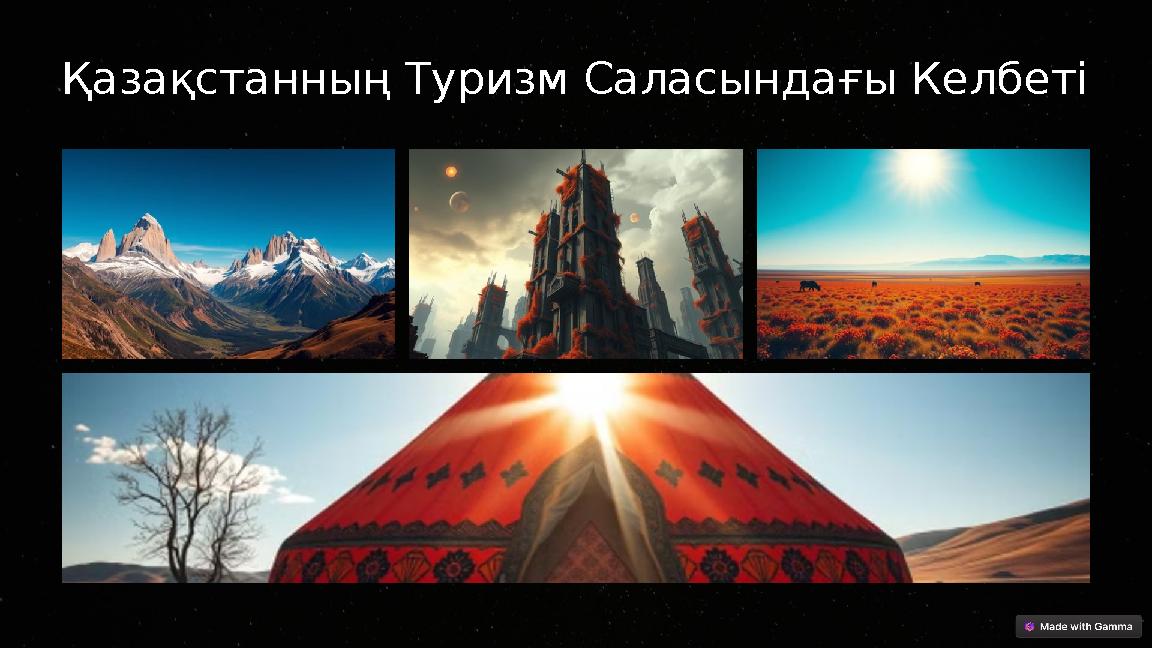 Қазақстанның Туризм Саласындағы Келбеті