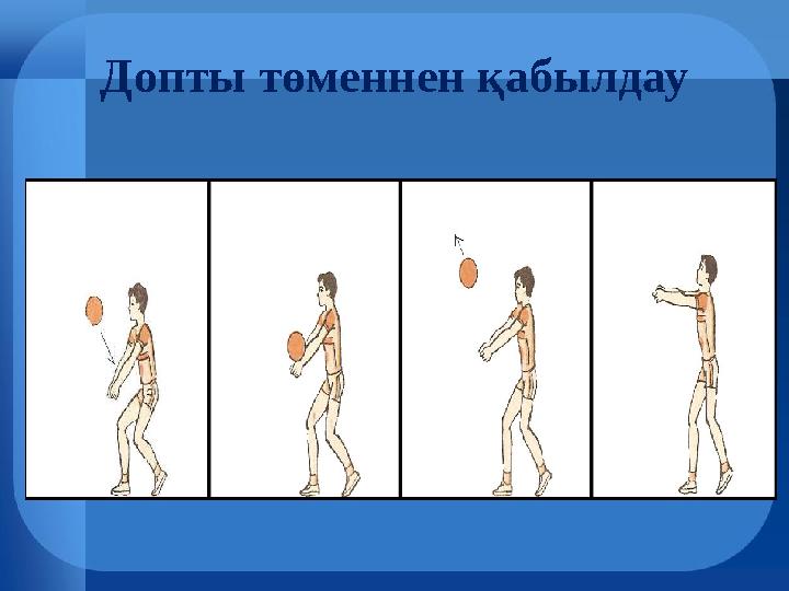 Допты төменнен қабылдау Допты төменнен қабылдау